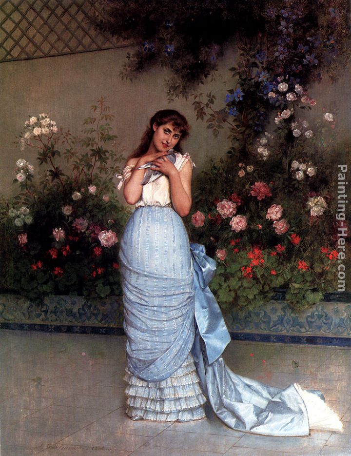An Elegant Beauty painting - Auguste Toulmouche An Elegant Beauty art painting An Elegant Beauty painting - Auguste Toulmouche An Elegant Beauty art painting
